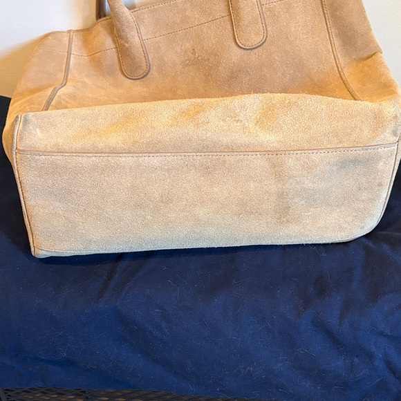 Brooks Brothers Suede Luxury Handbag - Picture 5 of 6